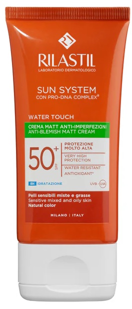 RILASTIL SUN SYSTEM WATER TOUCH FLUIDO SPF50+ 50 ML NUOVA FORMULAZIONE - Farmapanda Srl
