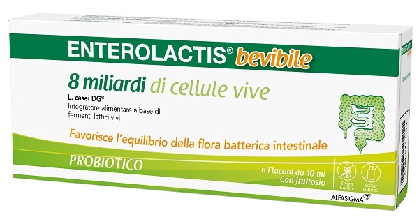ENTEROLACTIS BEVIBILE 6 FLACONCINI X 10 ML - Farmapanda Srl