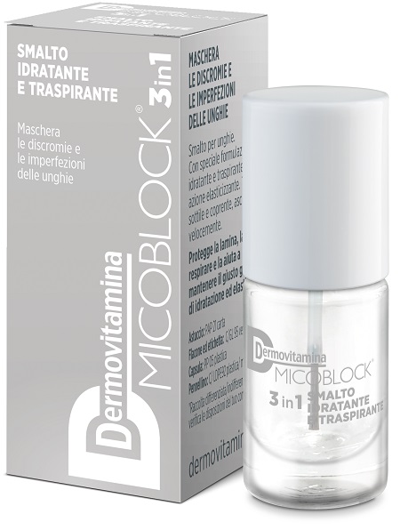 DERMOVITAMINA MICOBLOCK SMALTO BASE&TOP COAT 19 TRASPARENTE 5 ML - Farmapanda Srl