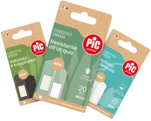 CEROTTO PIC GREEN CANNA ALOE MEDIO 20 PEZZI - Farmapanda Srl