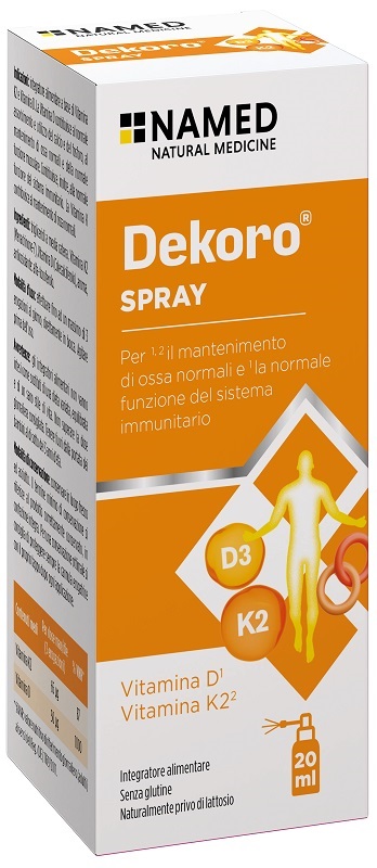 DEKORO SPRAY 20 ML SENZA GLUTINE, NATURALMENTE PRIVO DI LATTOSIO - Farmapanda Srl