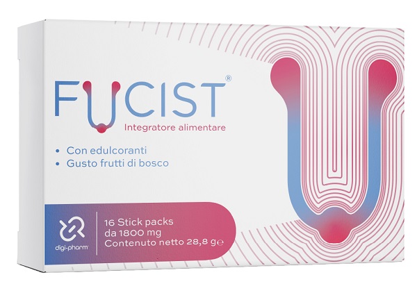 FUCIST 16 STICK PACKS DA 1800 MG GUSTO FRUTTI DI BOSCO CON EDULCORANTI SENZA GLUTINE SENZA LATTOSIO - Farmapanda Srl