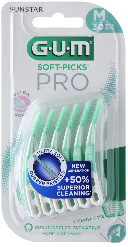 GUM SOFT PICK PRO MEDIUM 30 PEZZI - Farmapanda Srl