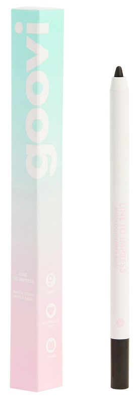 GOOVI MATITA OCCHI LINER & KAJAL 01 BLACK - Farmapanda Srl