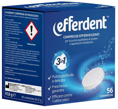 EFFERDENT 56 COMPRESSE EFFERVESCENTI - Farmapanda Srl