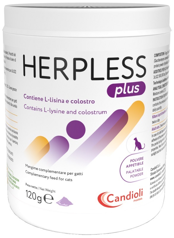 HERPLESS PLUS POLVERE 120 G - Farmapanda Srl