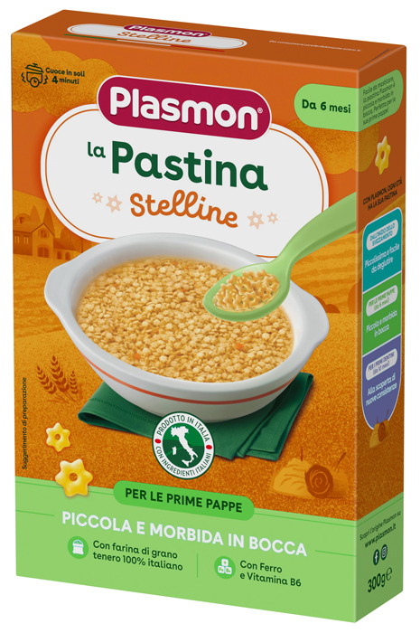 PLASMON PASTA STELLINE 300 G - Farmapanda Srl