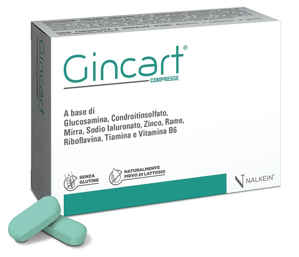 GINCART 30 COMPRESSE RIVESTITE DA 1,25 G SENZA GLUTINE NATURALMENTE PRIVO DI LATTOSIO - Farmapanda Srl