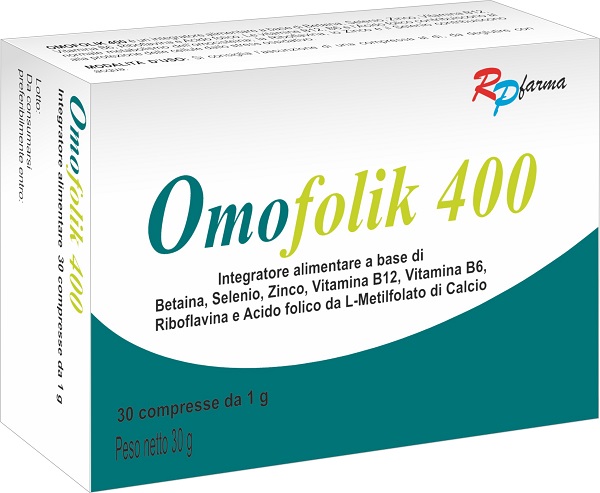 OMOFOLIK 400 30 COMPRESSE - Farmapanda Srl