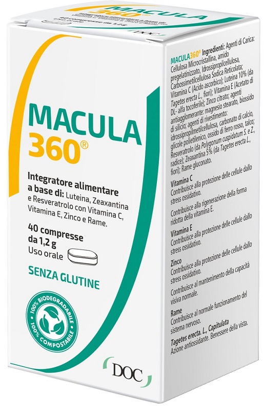 MACULA 360 40 COMPRESSE - Farmapanda Srl