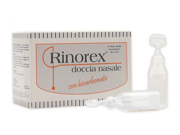 RINOREX DOCCIA AEROSOL BICARBONATO 15 FIALE 5 ML - Farmapanda Srl