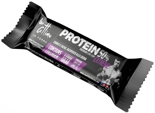 PROTEIN BAR 50% COOKIE CACAO 40 G - Farmapanda Srl