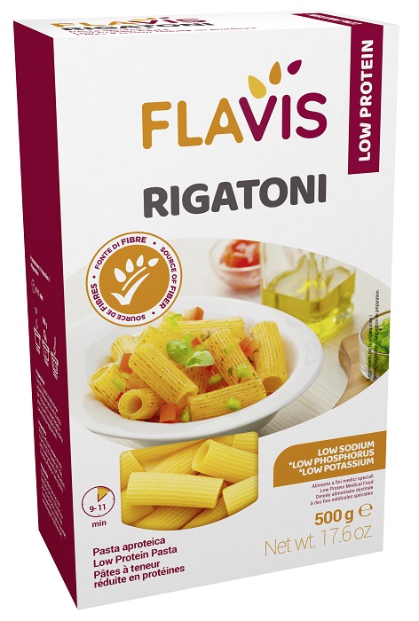 FLAVIS RIGATONI APROTEICI 500 G - Farmapanda Srl