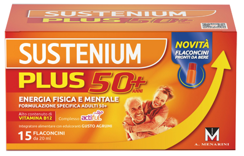 SUSTENIUM PLUS 50+ 15 FLACONCINI - Farmapanda Srl