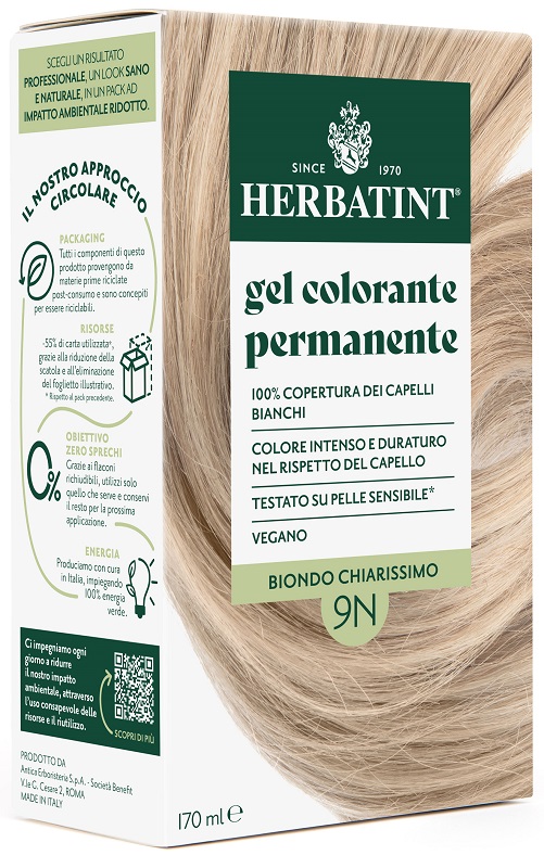HERBATINT 9N BIONDO CHIARISSIMO 170 ML - Farmapanda Srl