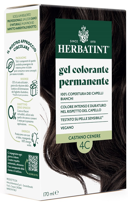 HERBATINT 4C CASTANO CENERE 170 ML - Farmapanda Srl