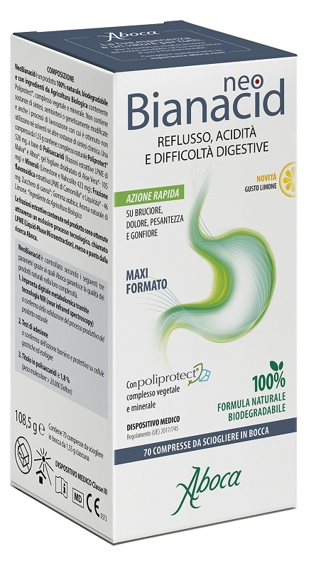 NEOBIANACID 70 COMPRESSE LIMONE - Farmapanda Srl