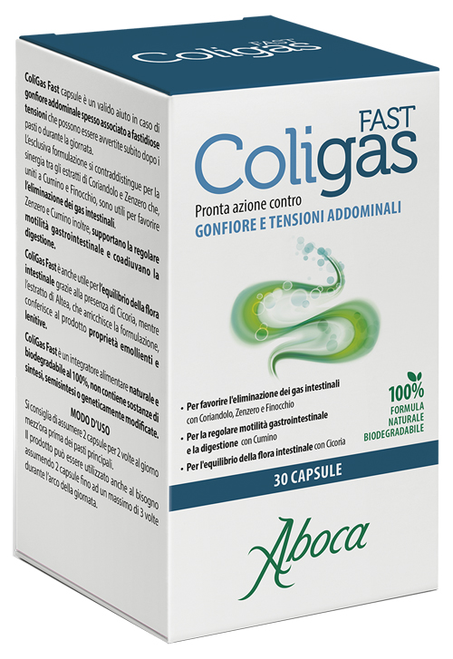 COLIGAS FAST 30 CAPSULE - Farmapanda Srl