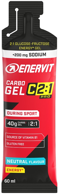 ENERVIT C2:1 PRO CARBO GEL SODIO NEUTRAL 60 ML GLUTEN FREE - Farmapanda Srl
