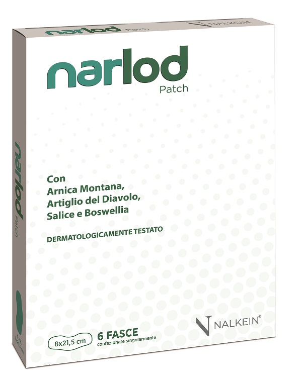 NARLOD PATCH 8X21,5 CM 6 PEZZI - Farmapanda Srl